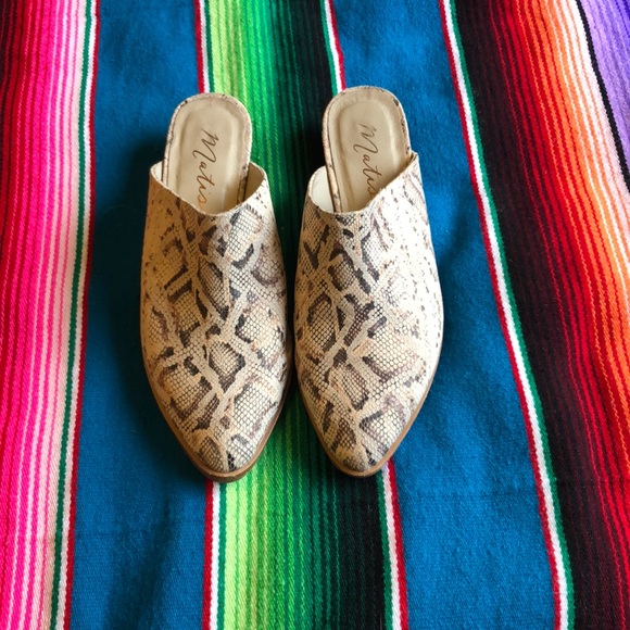 Matisse Shoes - Snakeskin Mules by Matisse
